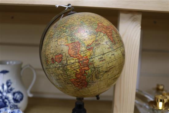 A Geographia 6 inch terrestrial globe height 32cm